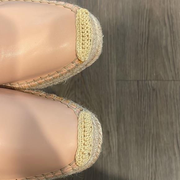 Zara Pink Ballerina Lace-Up Espadrilles - Picture 6 of 9